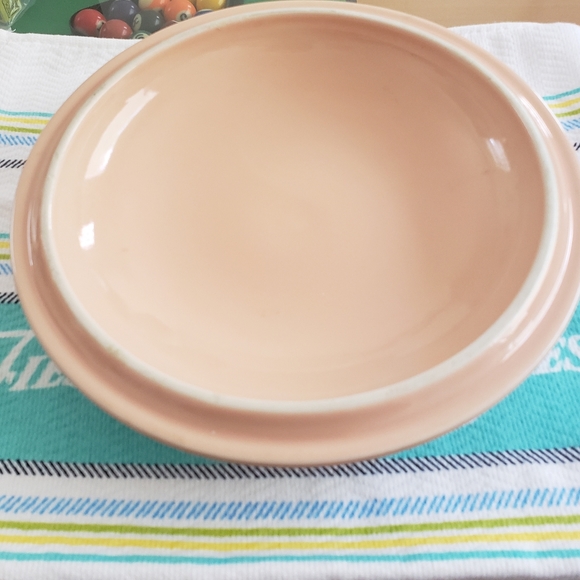 Fiesta Apricot Covered Casserole Dish - Picture 2 of 8